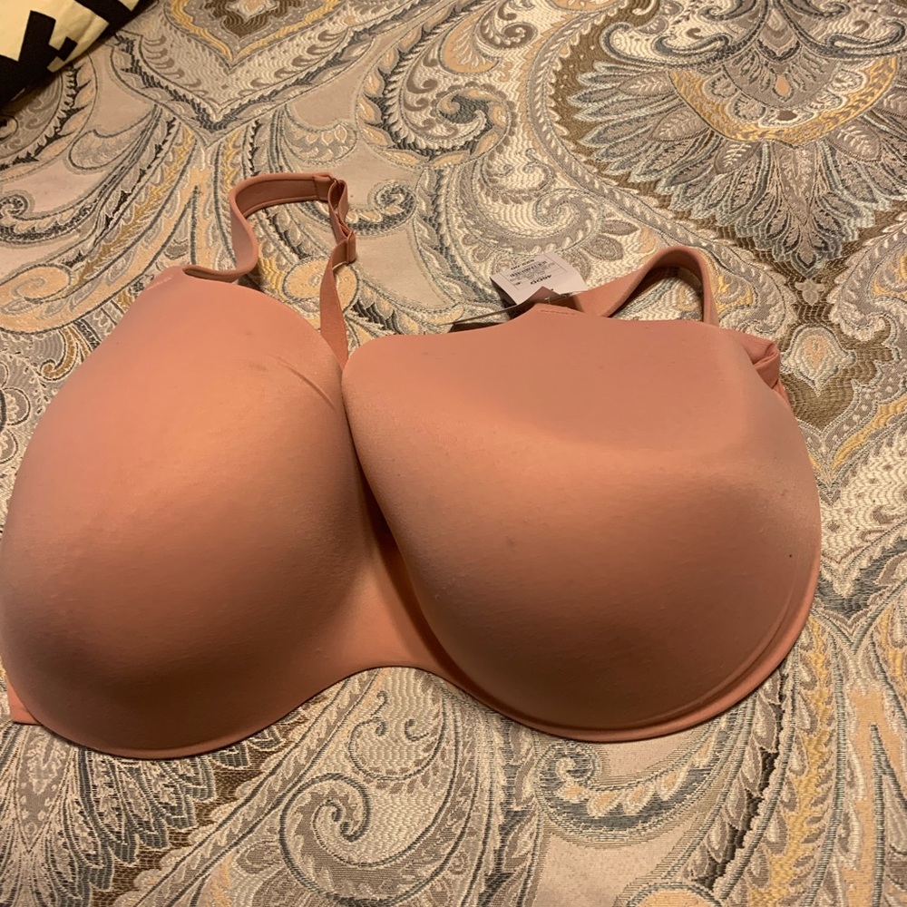 Mauve color wire bra 46dd